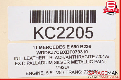 10-13 Mercedes W207 E350 E550 Coupe Front Left Exterior Door Handle Keyless Go