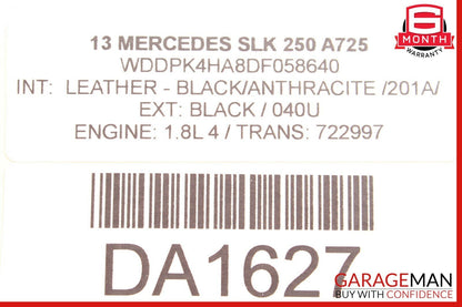 10-16 Mercedes R172 SLK250 C250 Air Intake Cleaner Filter Housing Box 2710901601