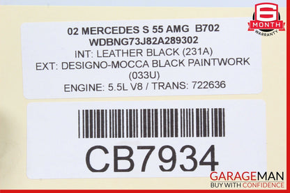00-06 Mercedes W220 S500 Floor Gear Shifter Bezel Trim Indicator Bezel Wood OEM