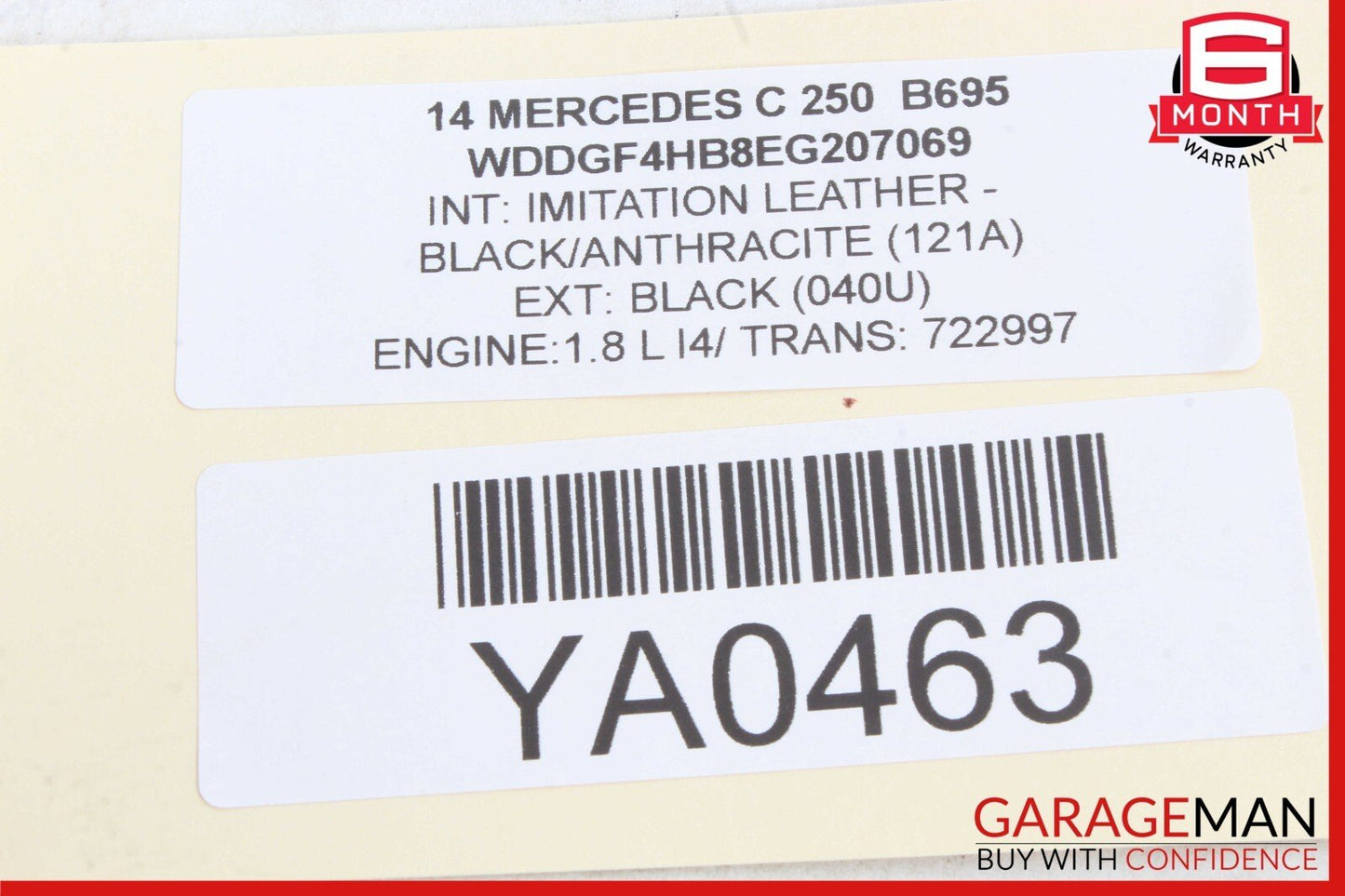 10-15 Mercedes W212 E350 C350 Rear / Front Right Side Exterior Door Handle Black