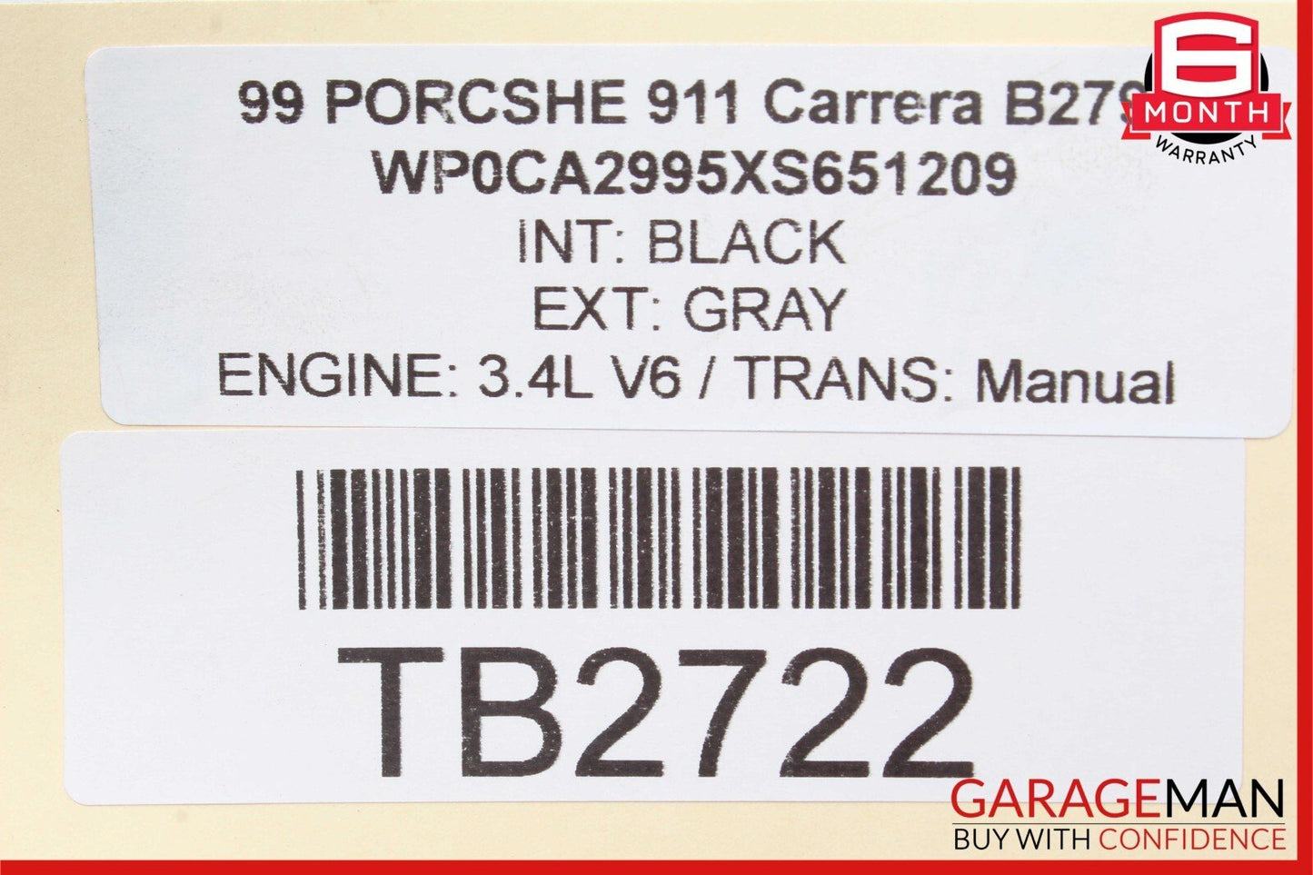 97-04 Porsche 911 Carrera Rear Right or Left Suspension Upper Control Arm OEM