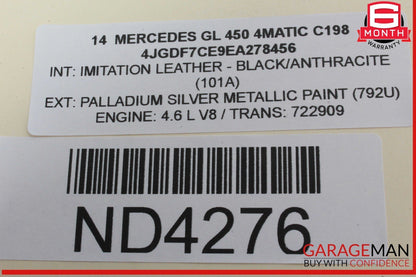 12-19 Mercedes X166 GL450 4MATIC Rear Left Side Window Regulator Motor OEM