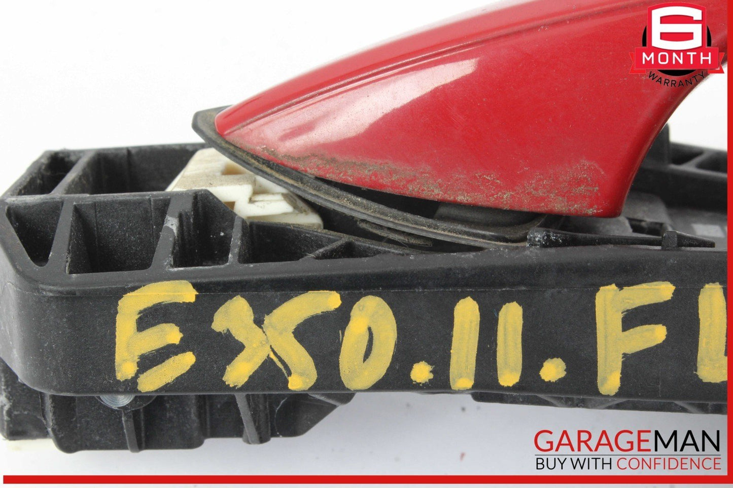 10-13 Mercedes W212 E350 Front Left Driver Side Exterior Door Handle Red OEM