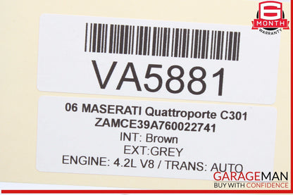 03-13 Maserati Quattroporte M139 Front Left Side Seat Control Module OEM