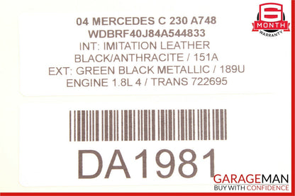 05-09 Mercedes W203 C230 C280 CLK500 AC A/C Air Cooling Conditioning Condenser
