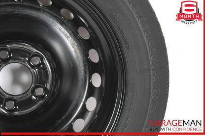 08-14 Mercedes W204 C180 C300 Emergency Spare Tire Donut Wheel Rim 125 90 16"