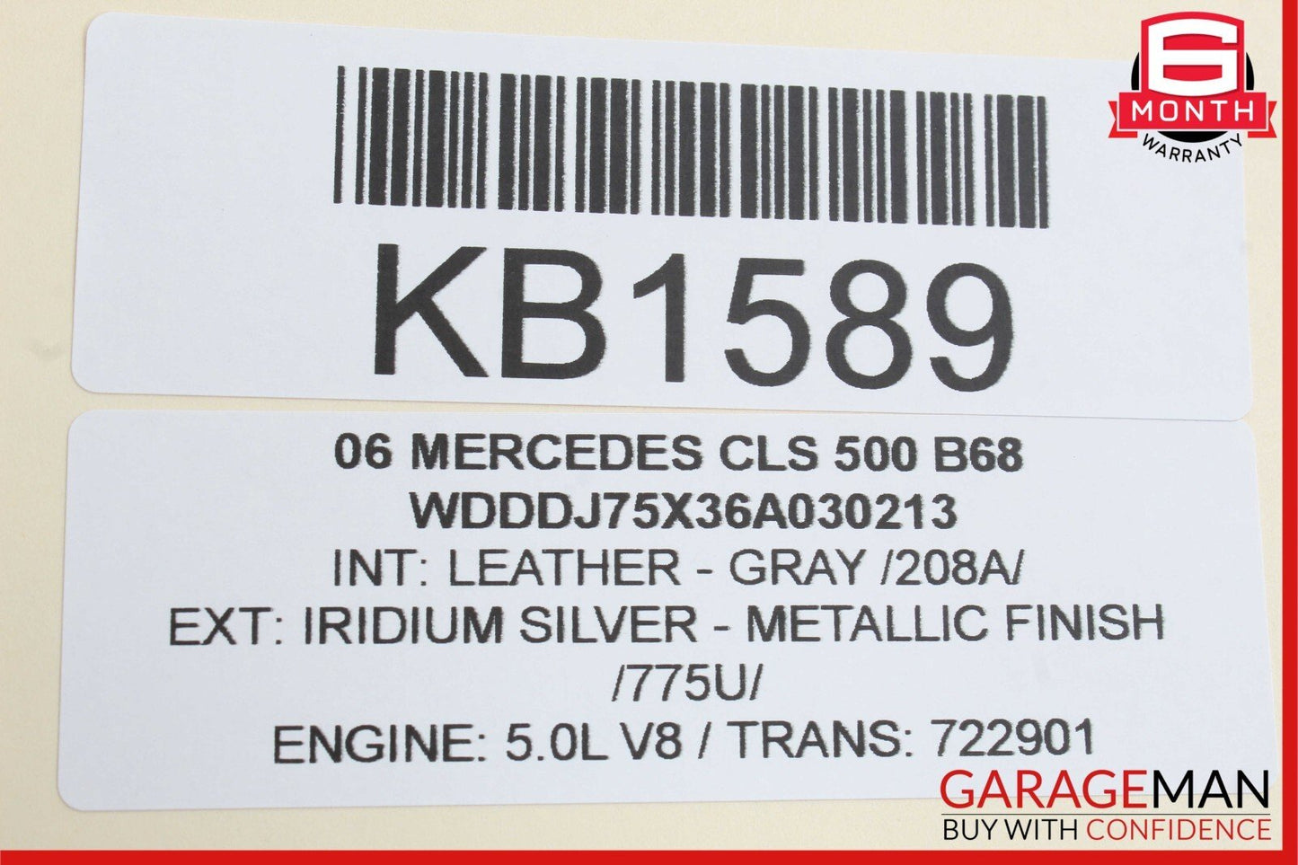 06-11 Mercedes W219 CLS500 Rear Left Door Computer Controller Module Unit OEM