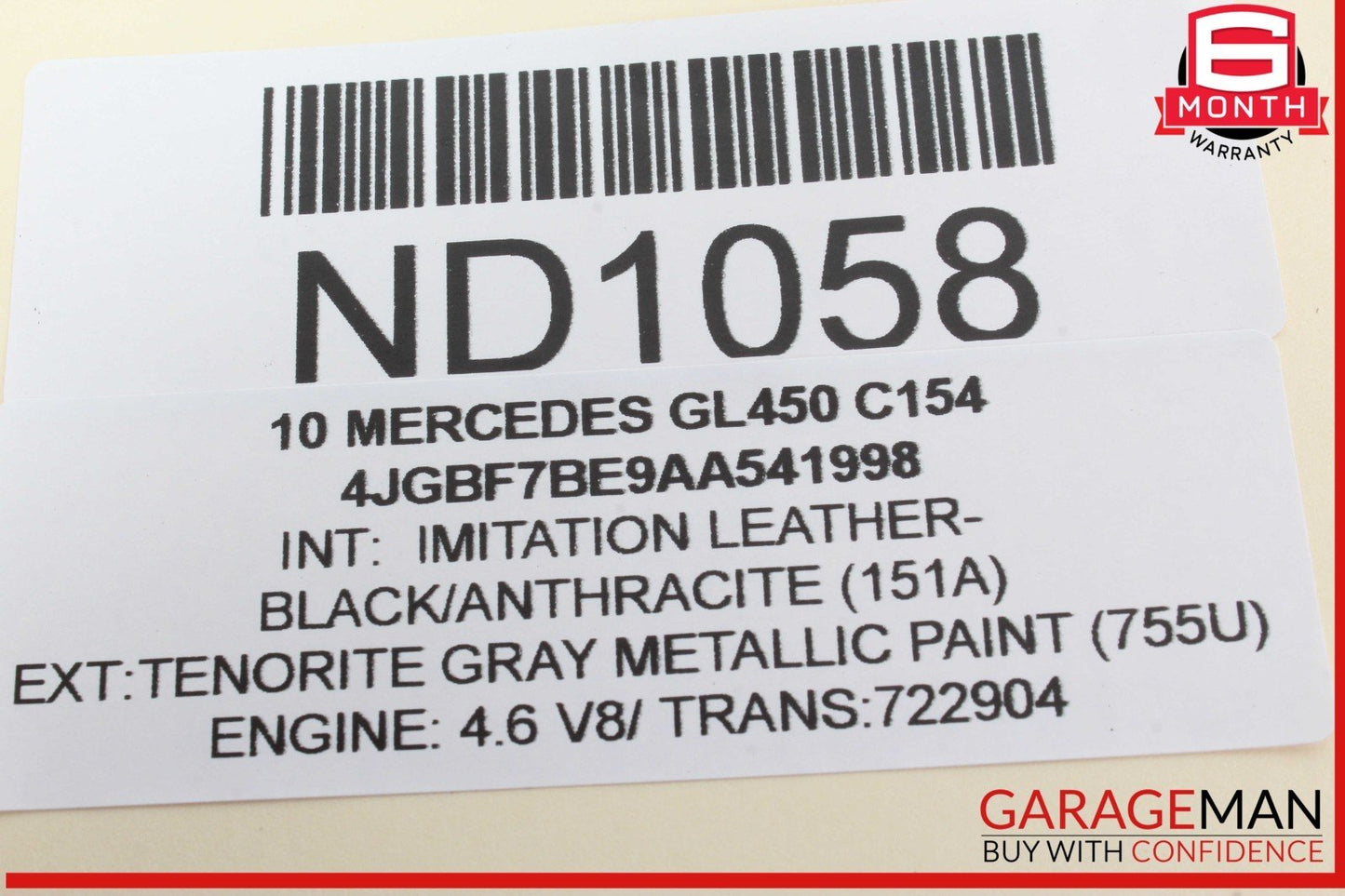 03-12 Mercedes X164 GL450 CLS550 SLK350 Seat Control Module Left Side OEM