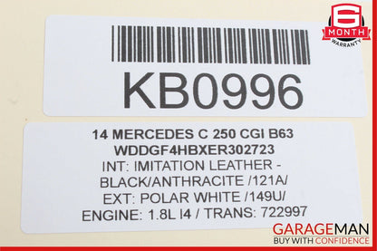 12-14 Mercedes W204 C250 C300 Instrument Speedometer Cluster 2049005213 OEM