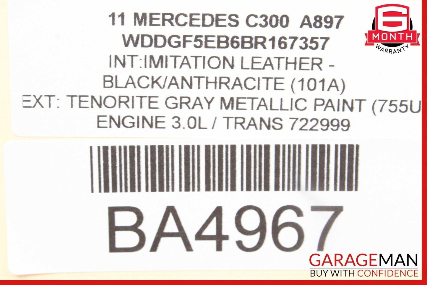 08-18 Mercedes W212 E350 C300 CLS550 Rear Left Side Door Control Module OEM