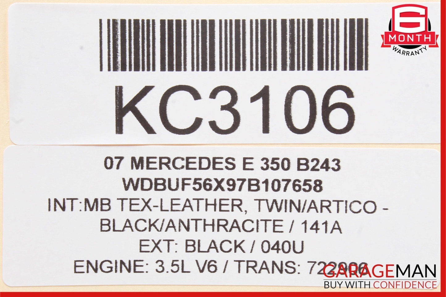 03-09 Mercedes W211 E350 E550 E63 AMG Rear Left Driver Door Control Module OEM
