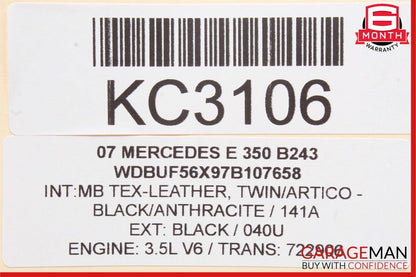 03-09 Mercedes W211 E350 E550 E63 AMG Rear Left Driver Door Control Module OEM