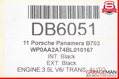 11-13 Porsche Panamera 970 3.6L Rear Diff Differential Axle Carrier OEM