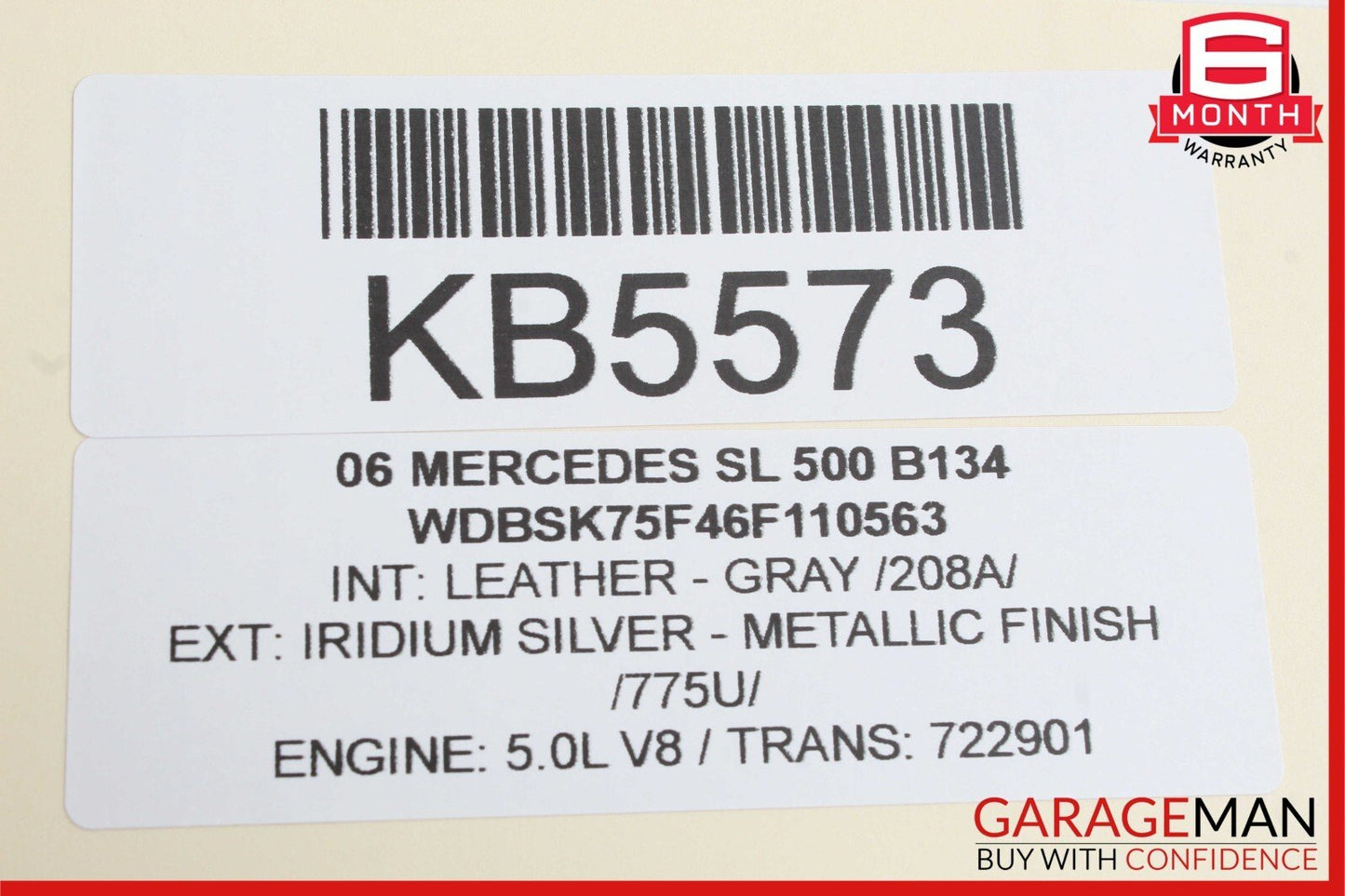 03-08 Mercedes R230 SL500 SL550 Door Keyless Go Antenna Module OEM