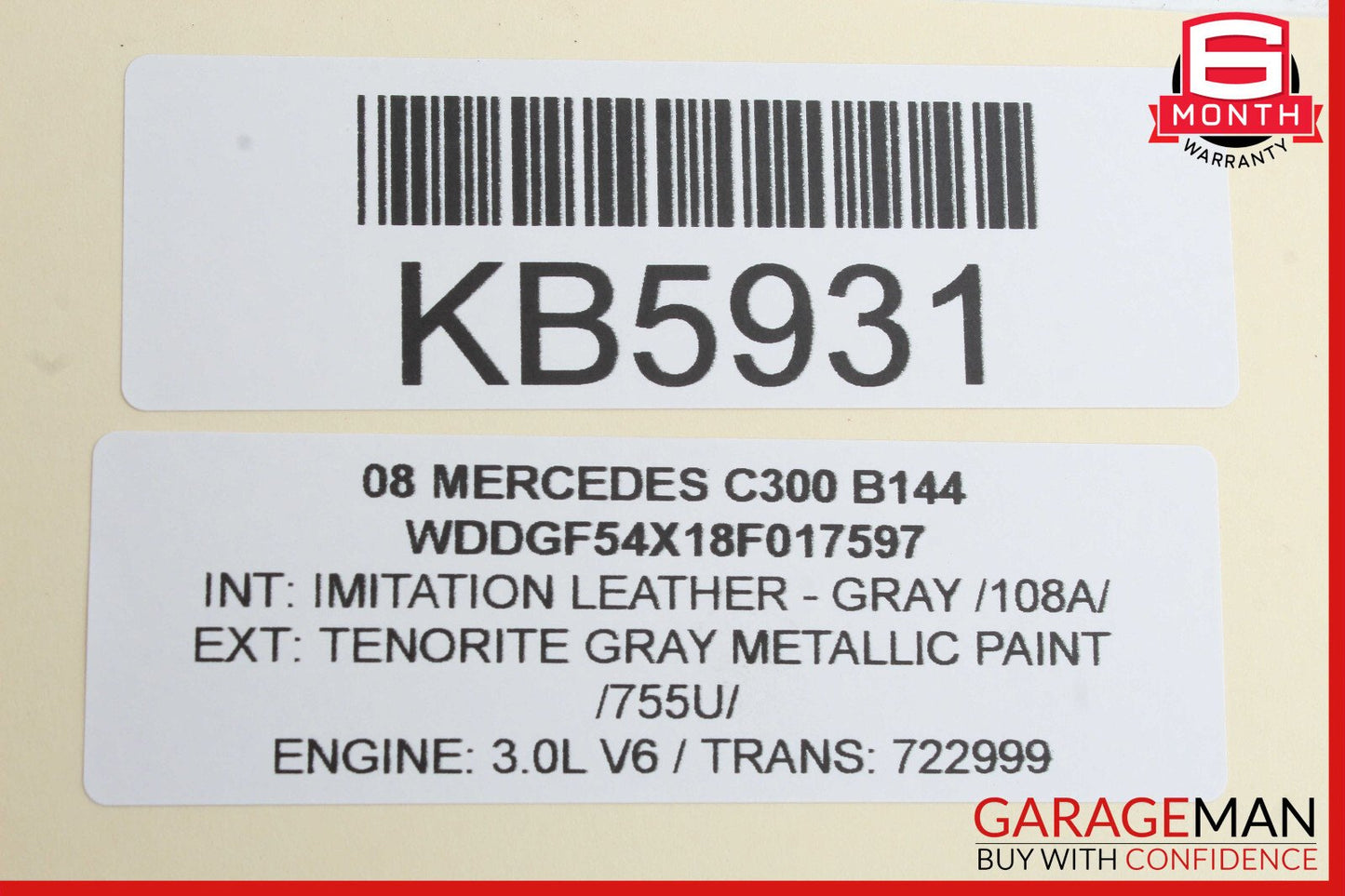 08-14 Mercedes W204 C300 C350 C250 Rear Right Door Lock Latch Actuator OEM
