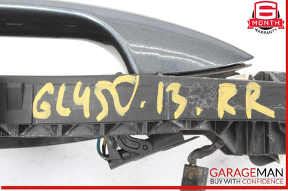 12-16 Mercedes X166 GL450 Right Passenger Side Exterior Door Handle Gray OEM