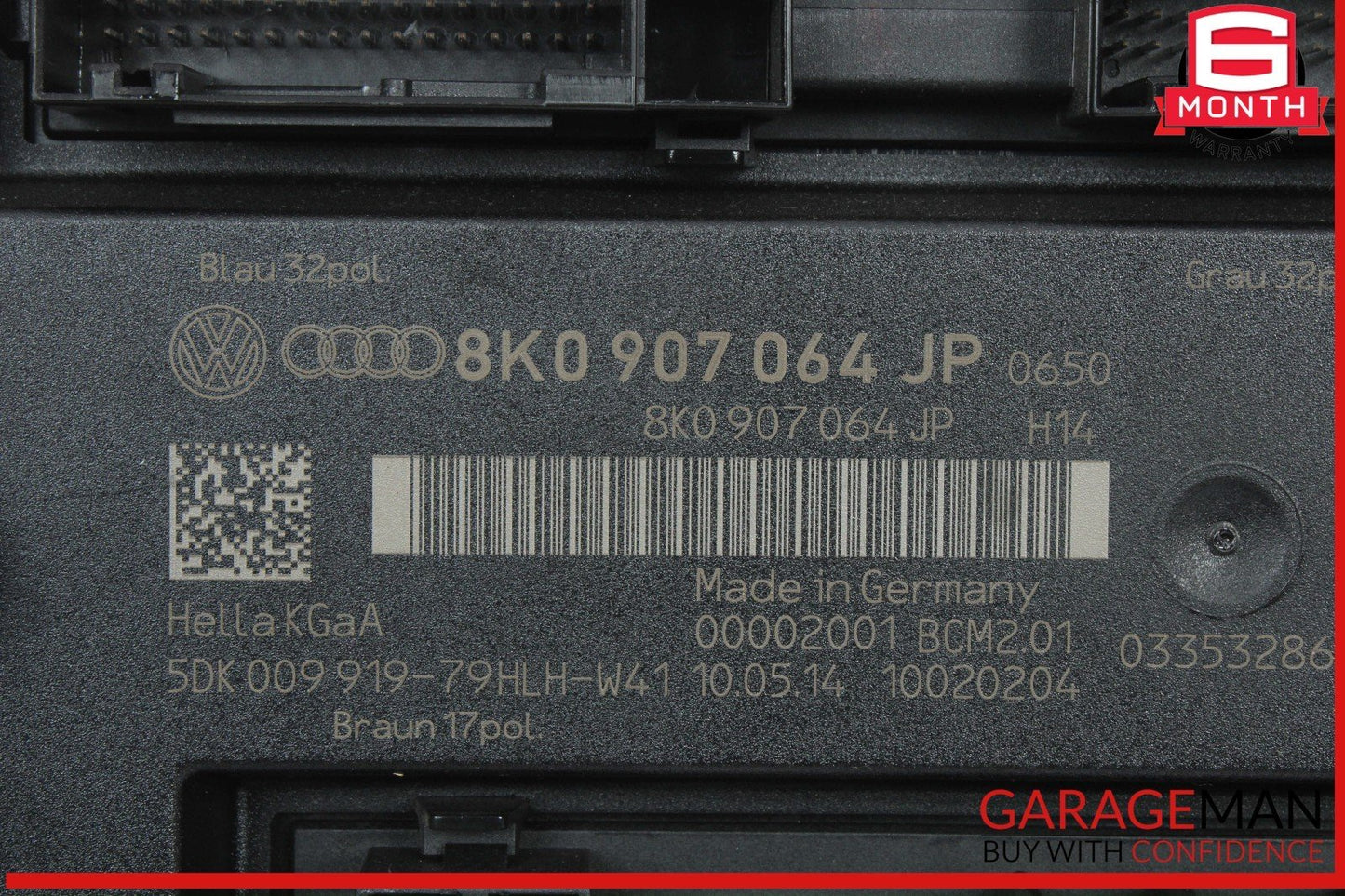 14-16 Audi SQ5 Q5 Body Comfort Control Module Unit BCM 8K0907064JP OEM