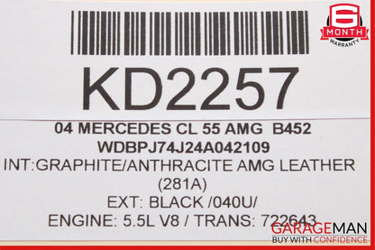 00-12 Mercedes CL500 CLK500 SL600 CL55 Front Right Side Window Regulator Motor