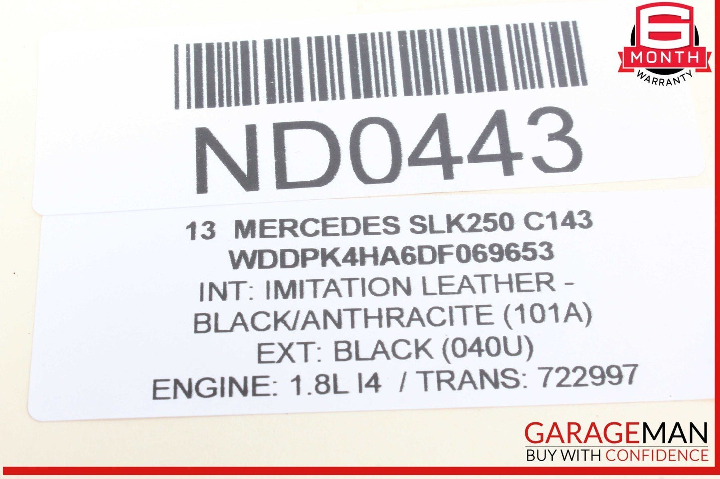 12-20 Mercedes R172 SLK250 Rear Left / Right Suspension Lower Control Arm OEM