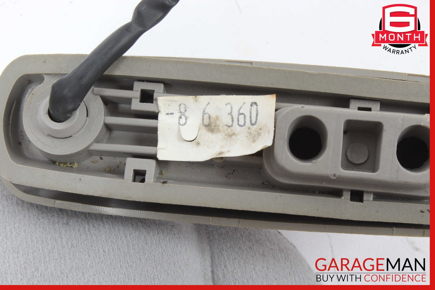 03-18 Maserati Quattroporte M139 Right Side Sun Visor Shade Suede OEM