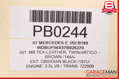 03-09 Mercedes W211 E350 CLS550 A/C Air AC Condenser Cooler 2115001154 OEM