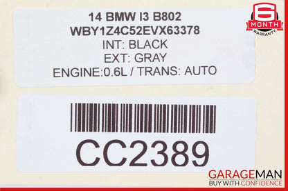 14-21 BMW i3 I01 Hybrid Radiator Cooling Fan Motor Shroud 8641949 OEM