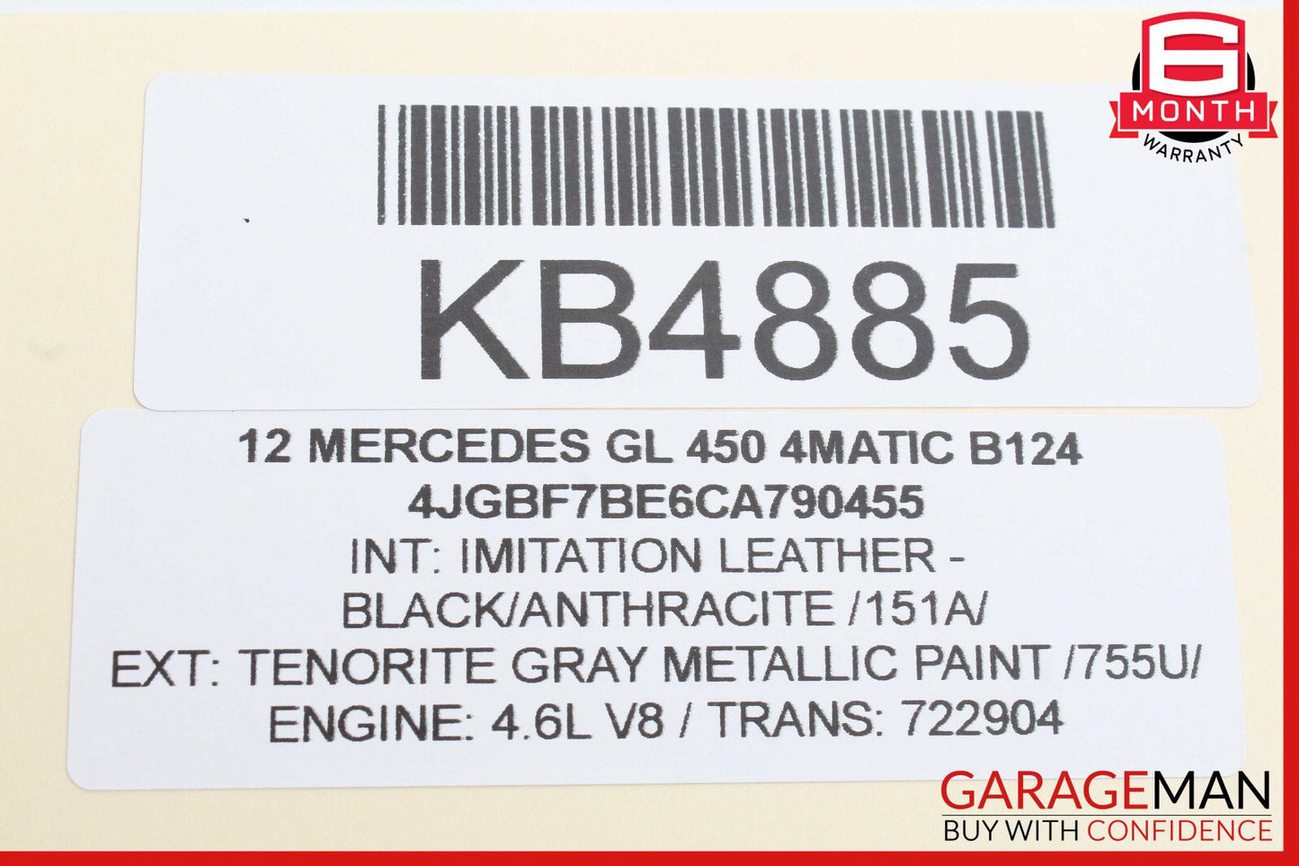 09-13 Mercedes GL450 ML550 GLK350 Left / Right Headrest Screen Monitor Display