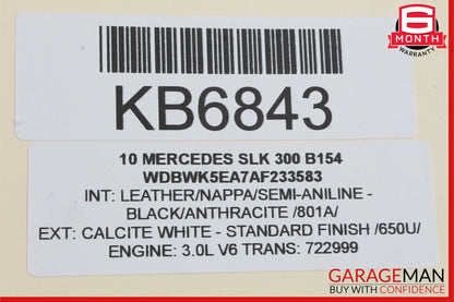 01-11 Mercedes R171 SLK300 C320 Trunk Lid Lock Latch Handle w/ Mechanism OEM