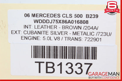 03-11 Mercedes CLS500 E550 SL550 Front Right Side Lower Wishbone Control Arm RWD