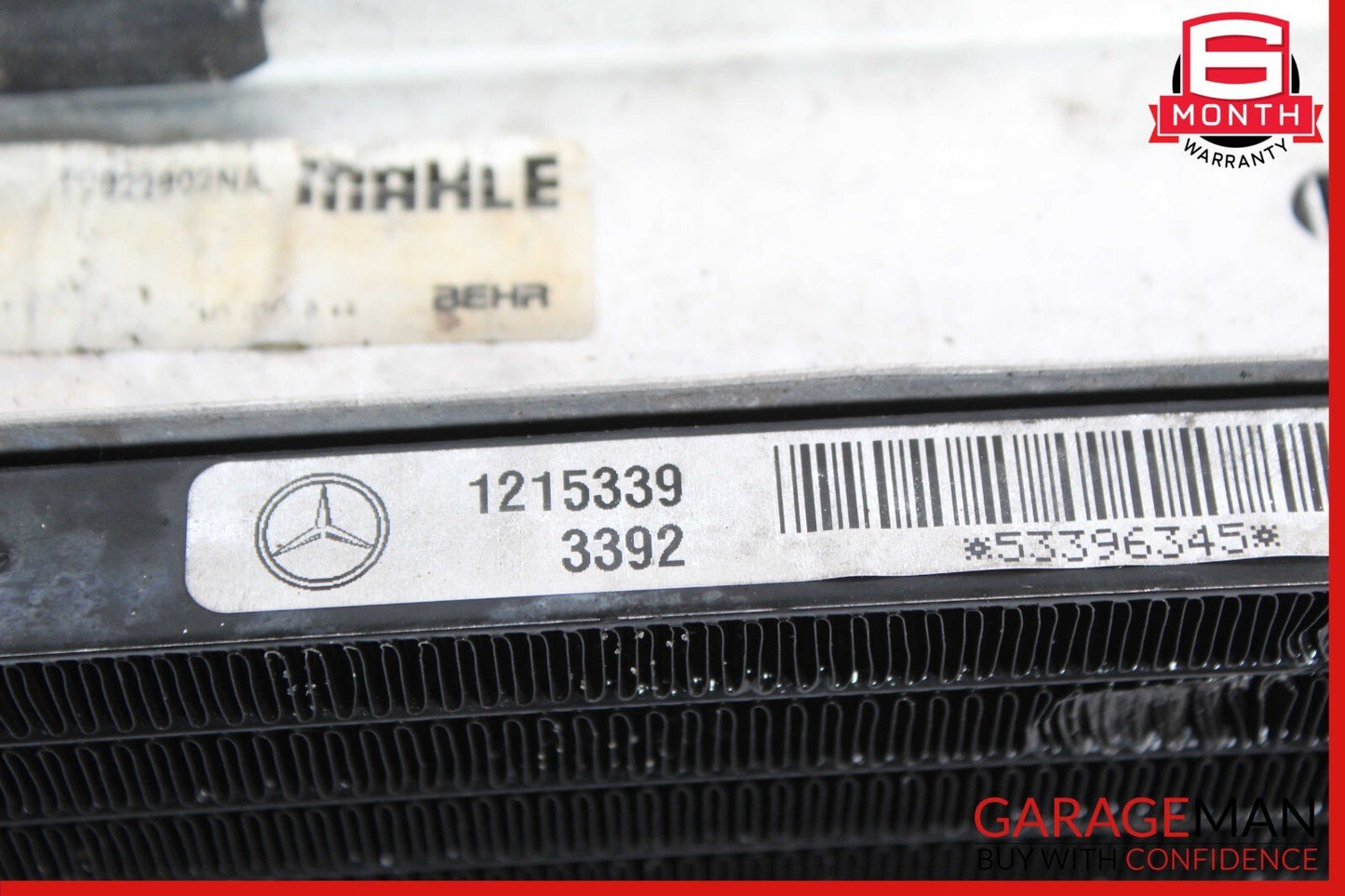 98-03 Mercedes W163 ML320 Engine Cooling Radiator AC A/C Condenser OEM