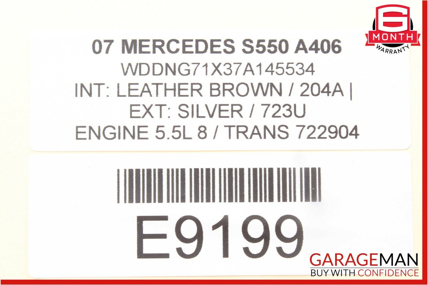 07-13 Mercedes W221 S550 S600 S350 Front Left Driver Under Seat Control Unit OEM