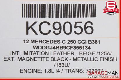 08-20 Mercedes W204 C250 GLK250 Front Right Door Lock Latch Actuator OEM