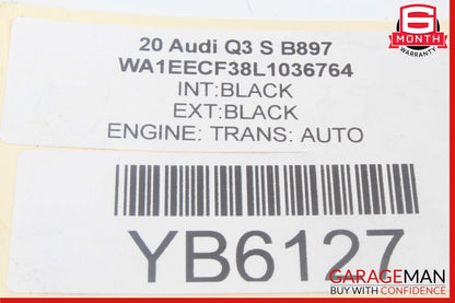 18-23 Audi Q3 Rear Left Side Axle Shaft Halfshaft 3Q0501203B OEM