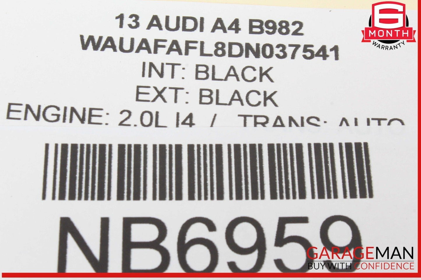 13-16 Audi A4 Center Console Gear Shifter Bezel Trim Cover 8K0864261 OEM