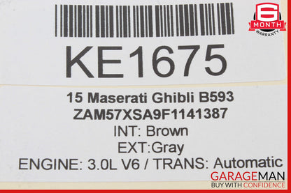 14-17 Maserati Ghibli Rear Right Side Control Arm Arms Set of 5 OEM