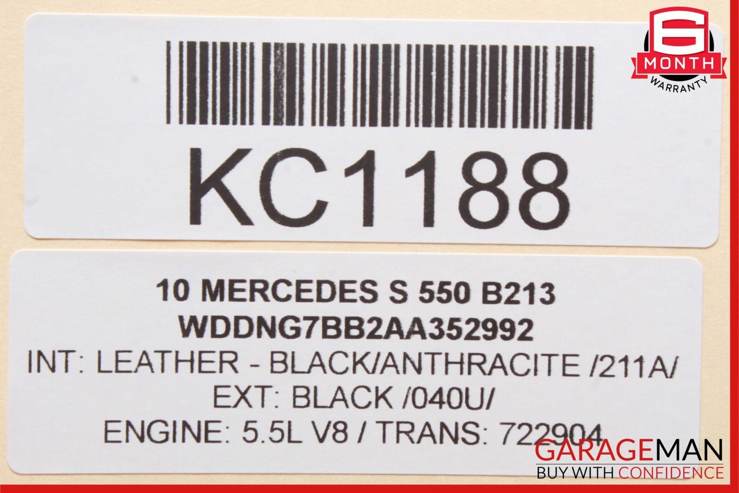 07-13 Mercedes W221 S400 S550 Front Right Side Tweeter Speaker Cover Trim Black