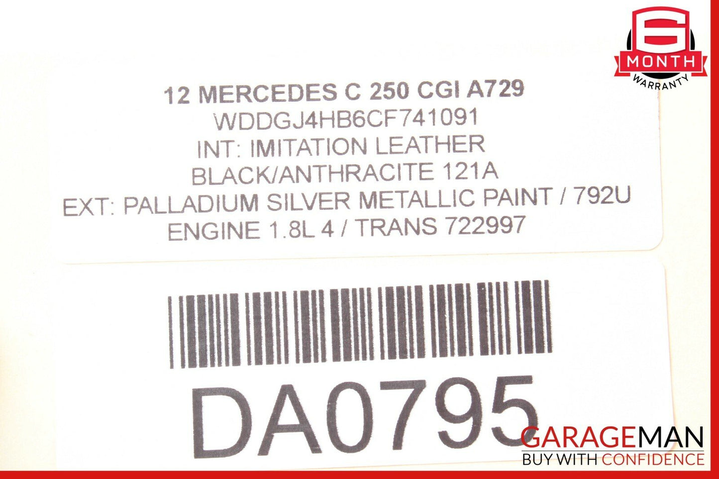08-14 Mercedes C250 C350 GLK350 AC A/C Air Conditioning Condenser 2045000254 OEM