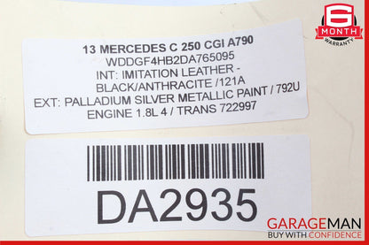 12-14 Mercedes W204 C350 C300 C63 AMG Front Right Side Mirror Rear View Door