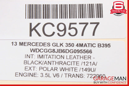 12-20 Mercedes GLK350 CLA250 SLK250 SLC300 Right Side Exterior Door Handle White