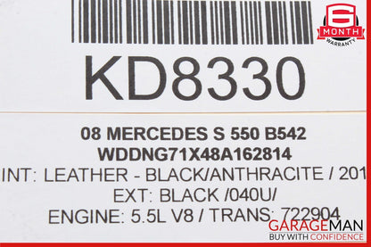 07-13 Mercedes W221 S550 S400 Rear Right or Left Side Door Control Module OEM