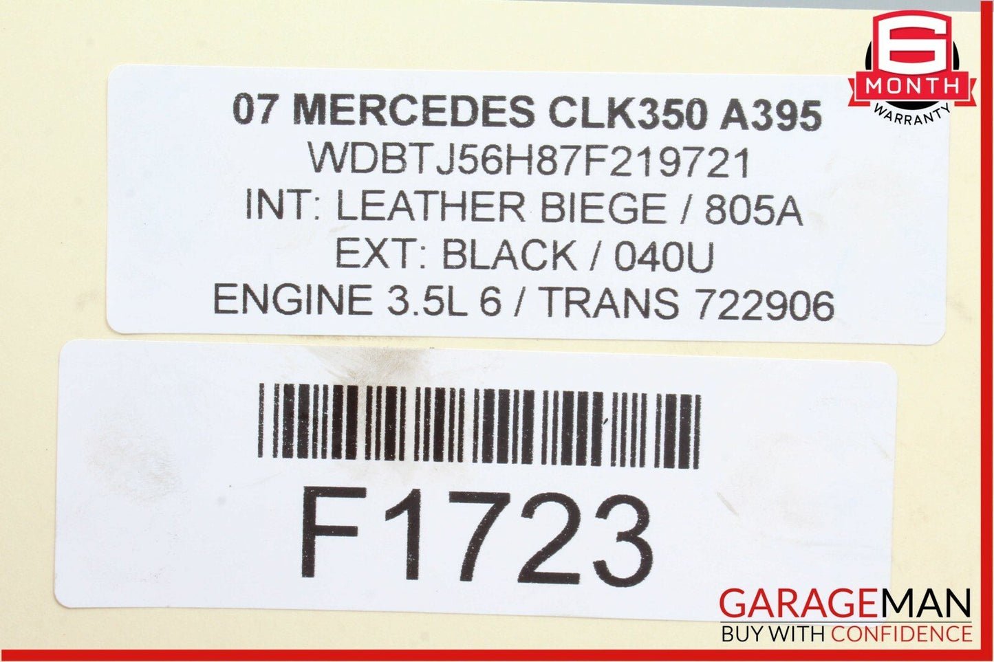06-09 Mercedes W209 CLK350 Engine Motor Oil Cooler Pump Assembly 2721800501 OEM