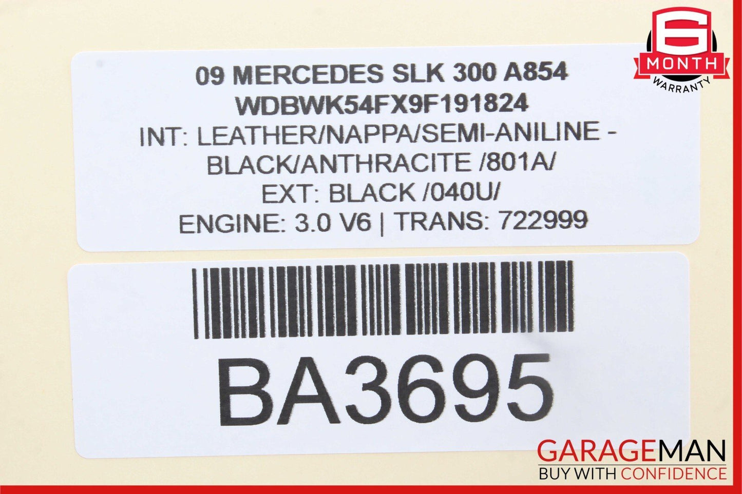 05-11 Mercedes R171 SLK200 SLK280 Front Left Side Lower Suspension Control Arm