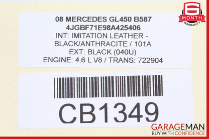 06-12 Mercedes X164 GL450 Rear Left or Right Half Drive Axle Shaft Driveshaft