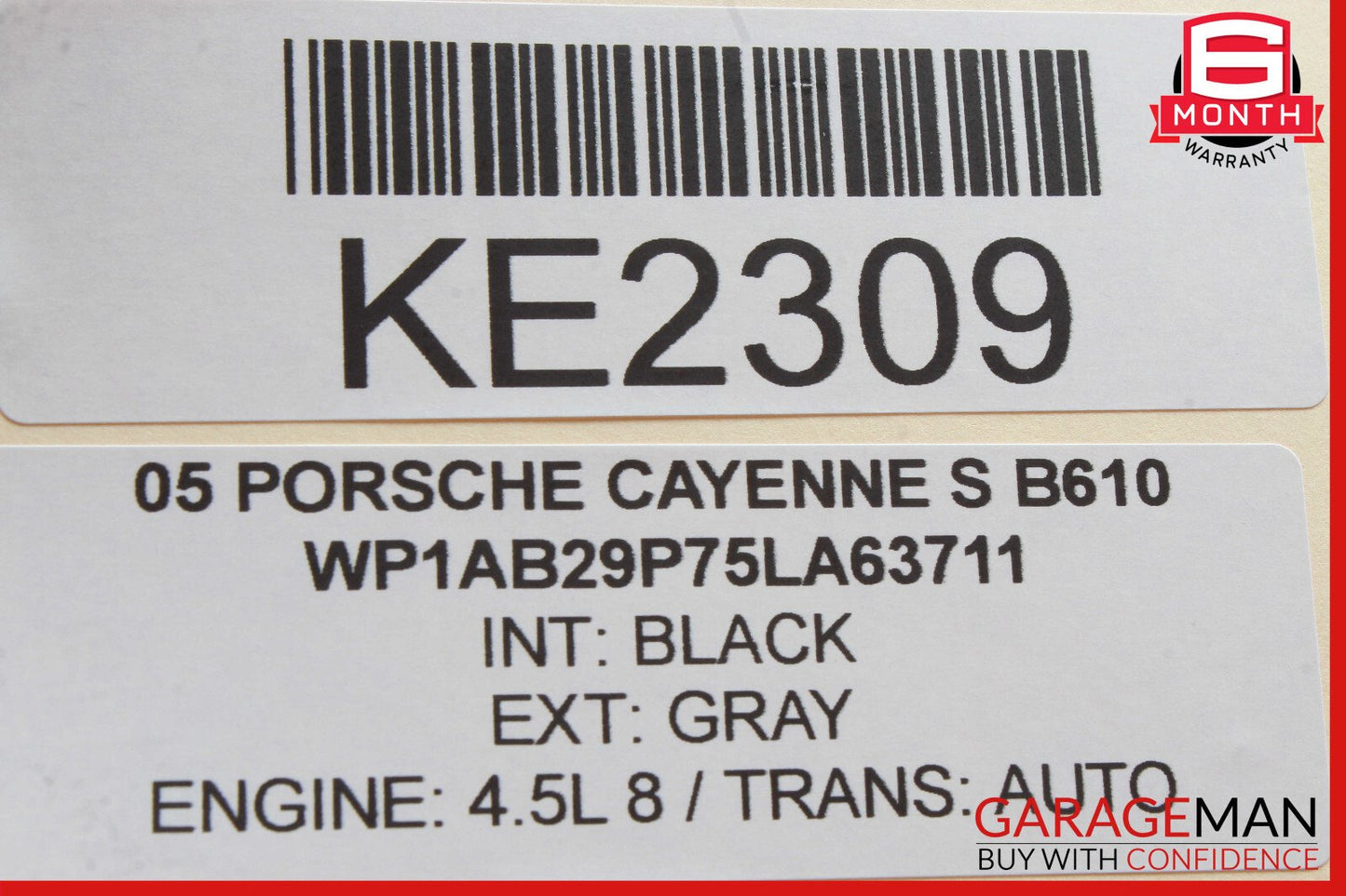 03-10 Porsche Cayenne S 955 957 Rear Trunk Window Lid Hatch Tailgate Lock Latch