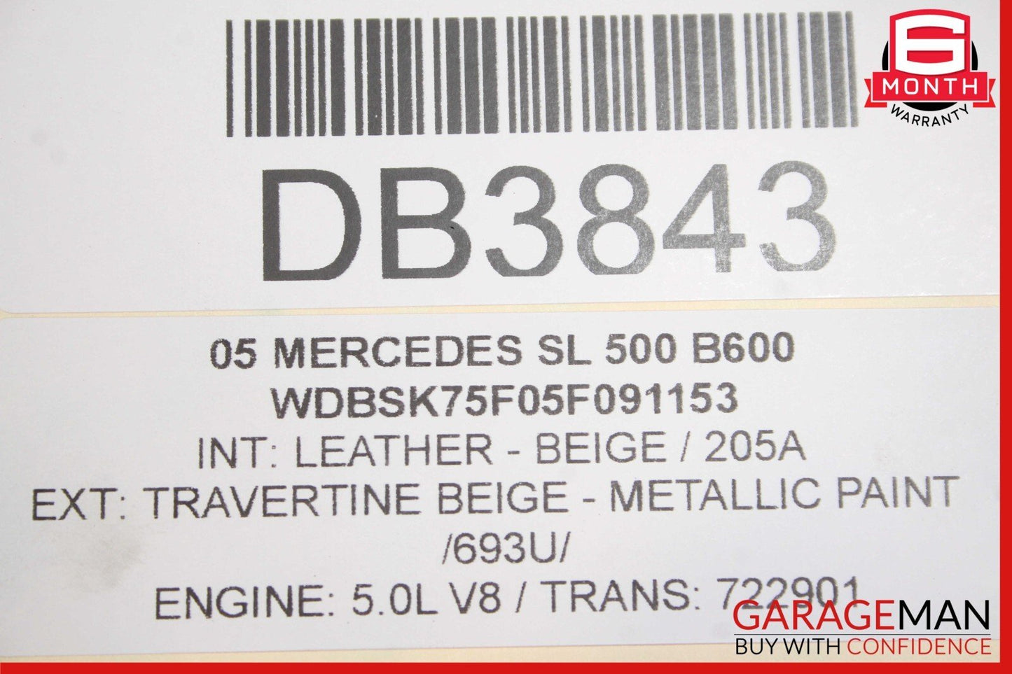 03-08 Mercedes R230 SL550 Engine Radiator A/C AC Condenser Oil Cooler Assembly