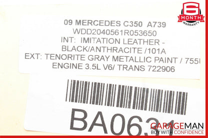 08-15 Mercedes W204 C350 Engine Radiator Coolant Overflow Tank Reservoir Bottle