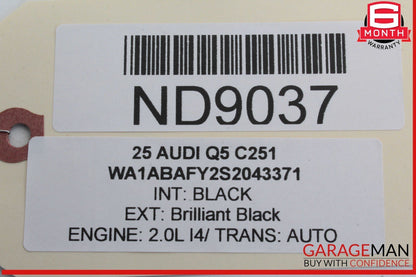 18-25 Audi Q5 Rear Right Passenger Side Window Regulator Motor 80A959811A OEM