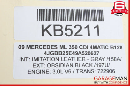 06-13 Mercedes R500 GL320 ML350 Rear Right Passenger Door Lock Latch Actuator