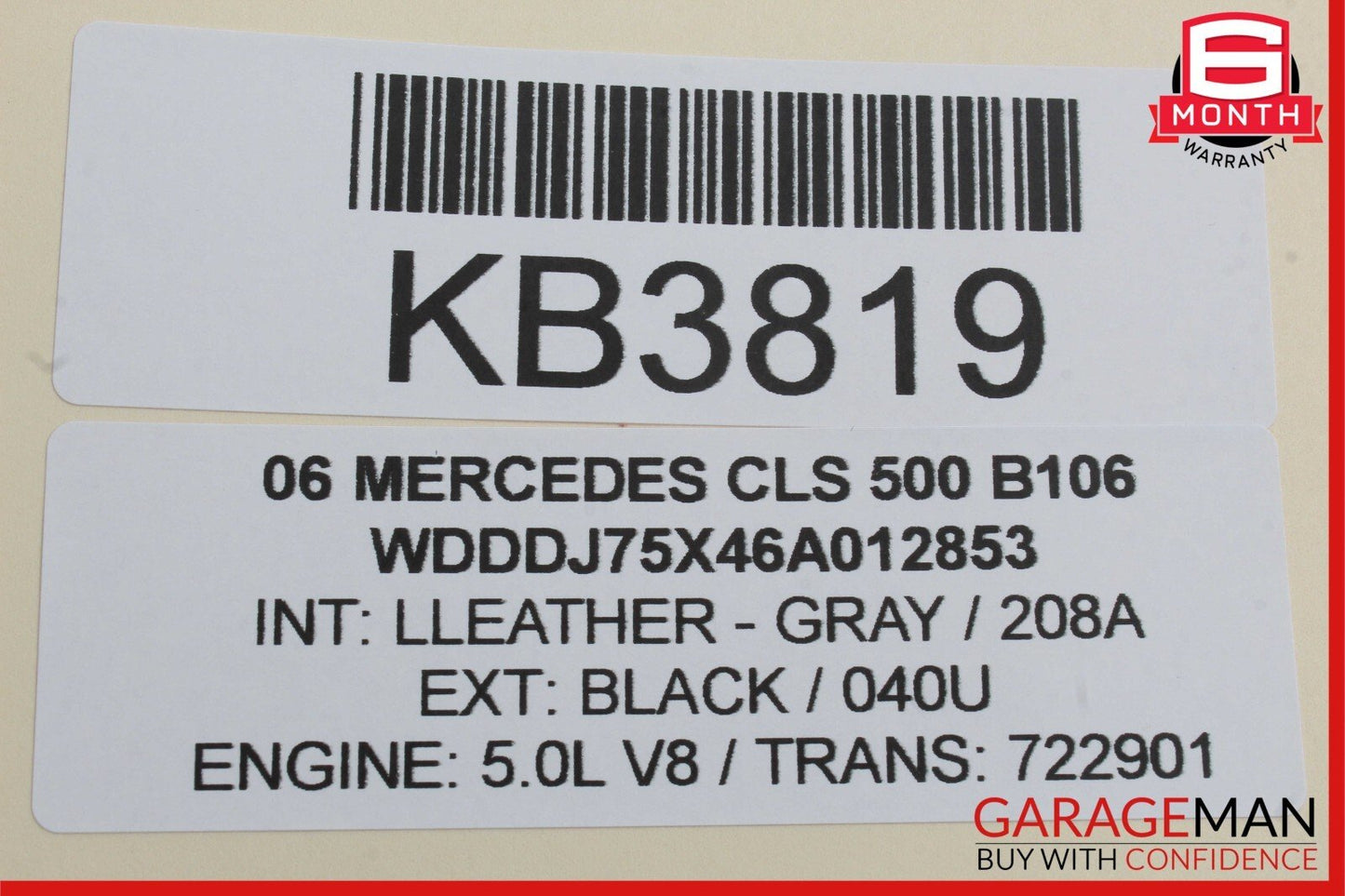 06-11 Mercedes W219 CLS500 CLS55 AMG Front Left Driver Door Control Module OEM