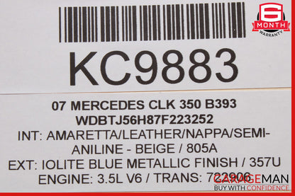 03-09 Mercedes W209 CLK350 CLK55 Front Left Side Lower Suspension Control Arm